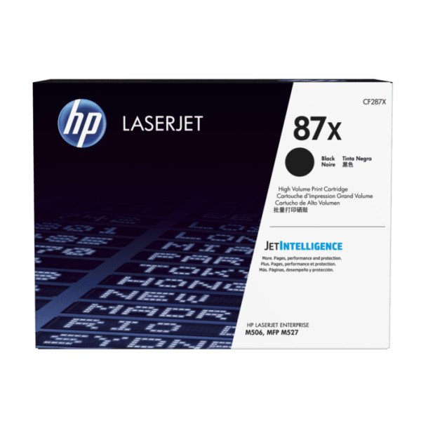 Tóner HP LaserJet Original  87X Negro (CF287X)