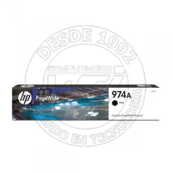 Cartucho de Tinta HP Original Pagewide  974A Negro (L0R96AL)
