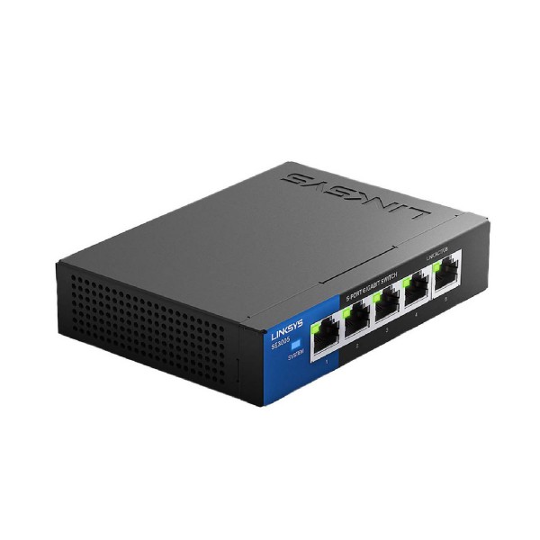 Switch Ethernet Gigabit 5 Puertos Linksys SE3005 10/100/1000 (SE3005)