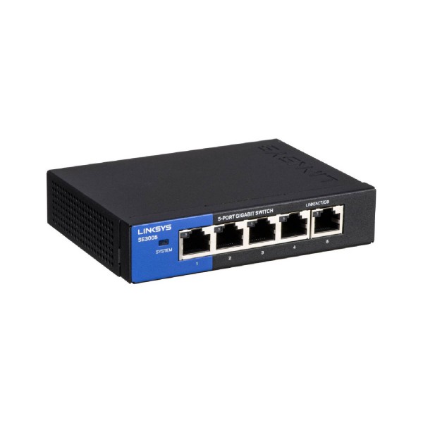 Switch Ethernet Gigabit 5 Puertos Linksys Se3005 10/100/1000 (SE3005)