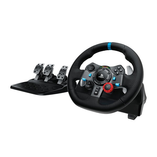Volante G29 + Pedales Para Ps3 Y Ps4 Negro