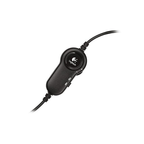 Audífonos con Microfono H151 Logitech, Alámbrico, 3.5Mm, Negro (981-000587)