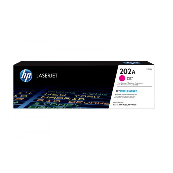 Tóner HP LaserJet Original  202A Magenta