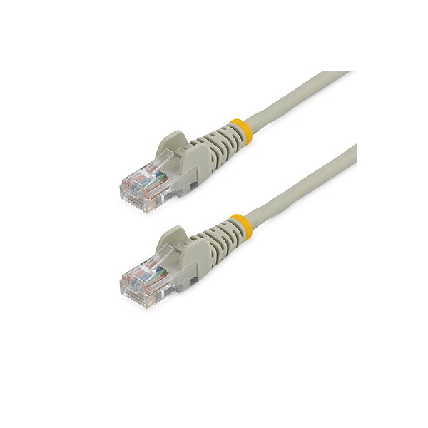 Cable De Red De 0,5m Gris Cat5e Ethernet Rj45 Sin Enganches
