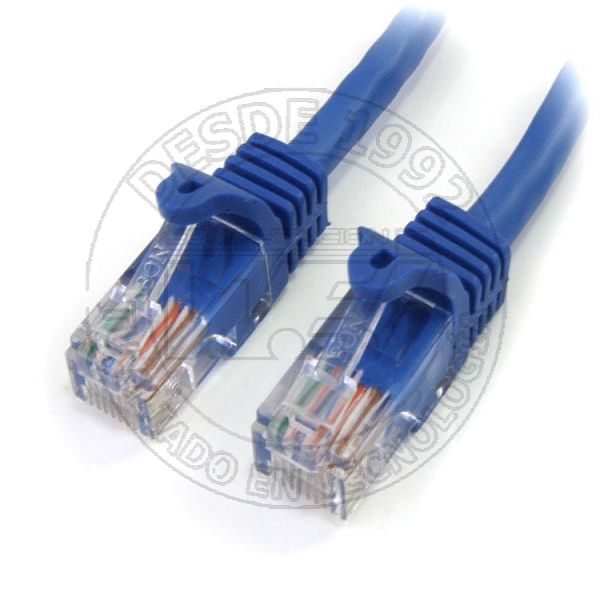 Cable de Red 45Pat5Mbl 5M Cat5E Uutp (Utp) Azul