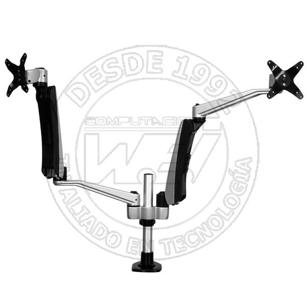 Soporte Para Dos Monitores Con Brazos Moviles   Apilable (ARMDUAL30)