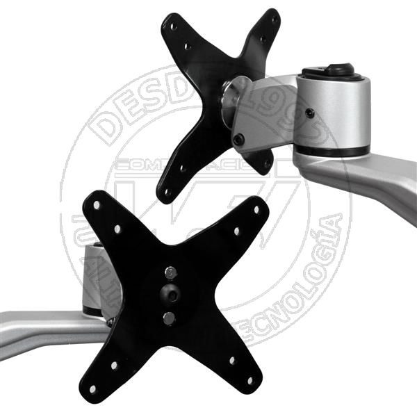 Soporte Para Dos Monitores Con Brazos Moviles   Apilable (ARMDUAL30)