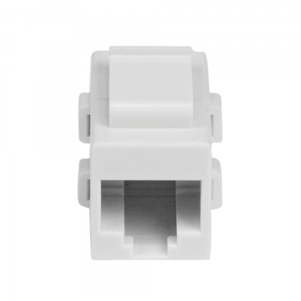 Acoplador KeysTóner de Cable de Red Ethernet Cat6 Rj45 - Hembra A Hembr (C6KEYCOUPLWH)