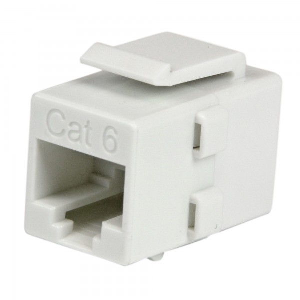 Acoplador KeysTóner de Cable de Red Ethernet Cat6 Rj45 - Hembra A Hembr (C6KEYCOUPLWH)