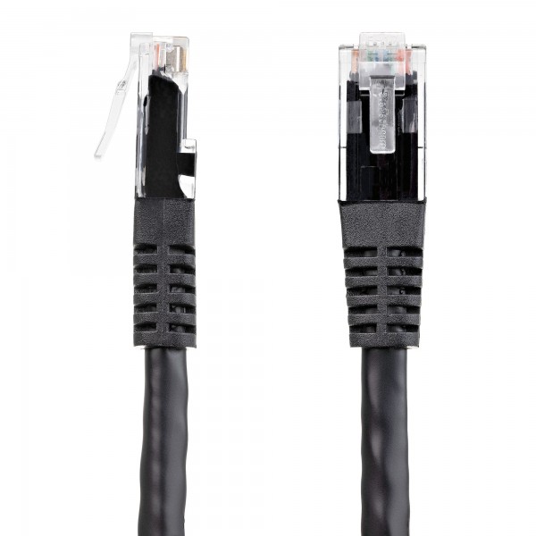 10 Ft Black Molded Category 6 Patch Cable - Etl Verified 3.05m Negro C (C6PATCH10BK)