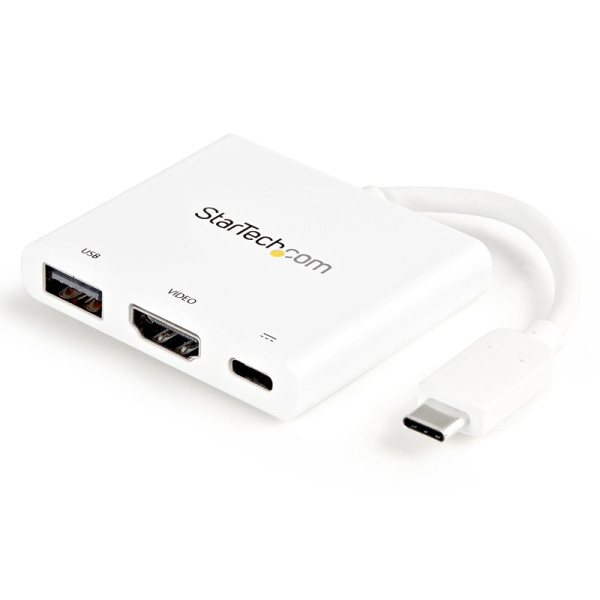Adaptador Multifuncion USB-C A Hdmi 4K  Replicador de Puertos con Ent (CDP2HDUACPW)
