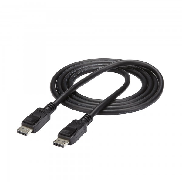 Cable de 2M Certificado Displayport 1.2 4K con Cierre de Seguridad  2 (DISPL2M)