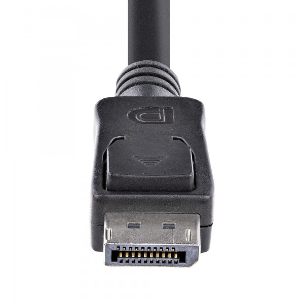 Cable de 1,8M Certificado Displayport 1.2 4K con Cierre de Seguridad  (DISPLPORT6L)