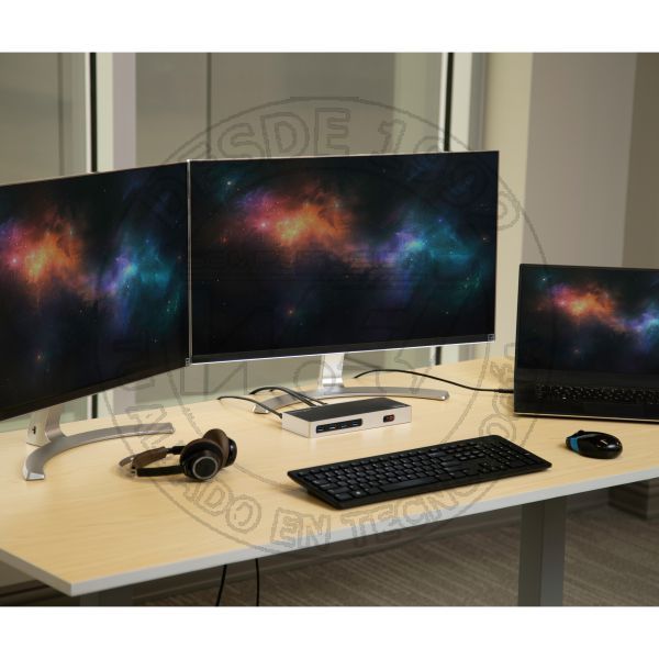 Docking Station 4k Dual Con 6 Puertos Usb C  Usb 3.0 (DK30A2DH)