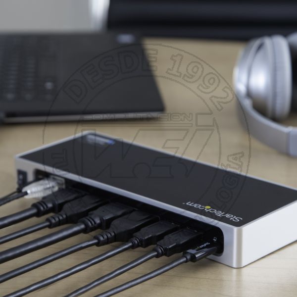 Docking Station 4k Dual Con 6 Puertos Usb C  Usb 3.0 (DK30A2DH)