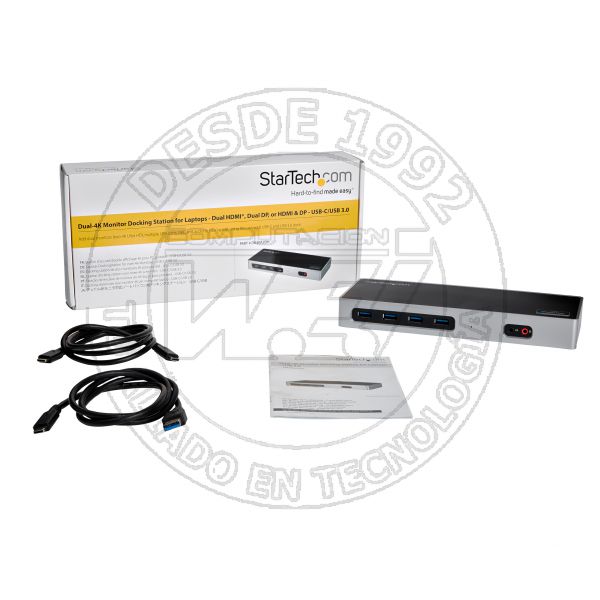 Docking Station 4k Dual Con 6 Puertos Usb C  Usb 3.0 (DK30A2DH)