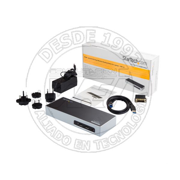 Docking Station Usb 3.0 Para Dos Monitores Hdmi y Vga O Dvi  Replicad (DK30ADD)