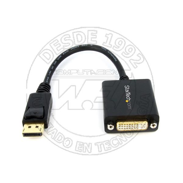 Adaptador de Video Displayport A Dvi - Conversor Dp - Hasta 1920X1200 (DP2DVI2)
