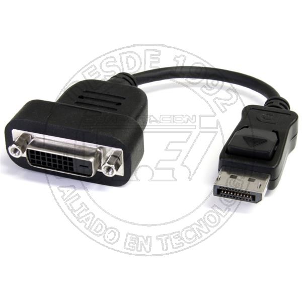Adaptador Conversor De Video Displayport Dp A Dvi - 1920x1200 - Activo (DP2DVIS)