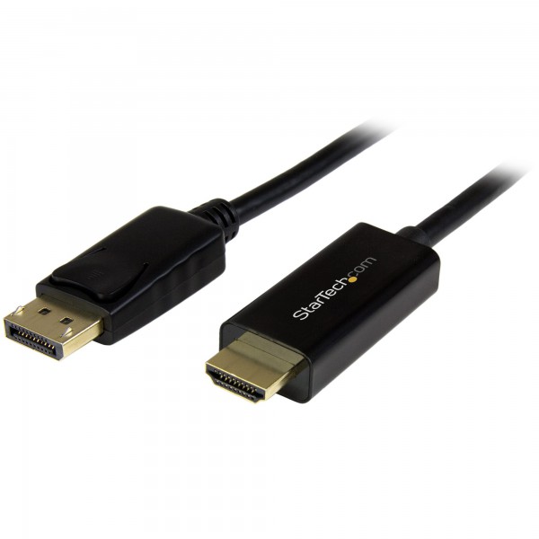 Cable Conversor Displayport A Hdmi De 1m  Color Negro  Ultra Hd 4k (DP2HDMM1MB)