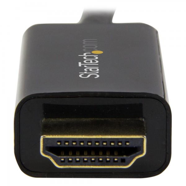 Cable Conversor Displayport A Hdmi De 2m  Color Negro  Ultra Hd 4k (DP2HDMM2MB)