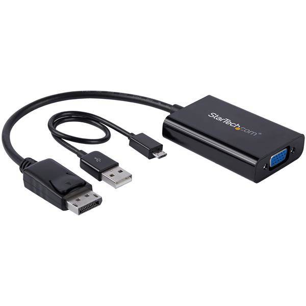 Adaptador de Video Displayport A Vga con Audio (DP2VGAA)
