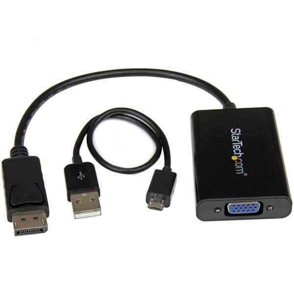 Adaptador de Video Displayport A Vga con Audio (DP2VGAA)