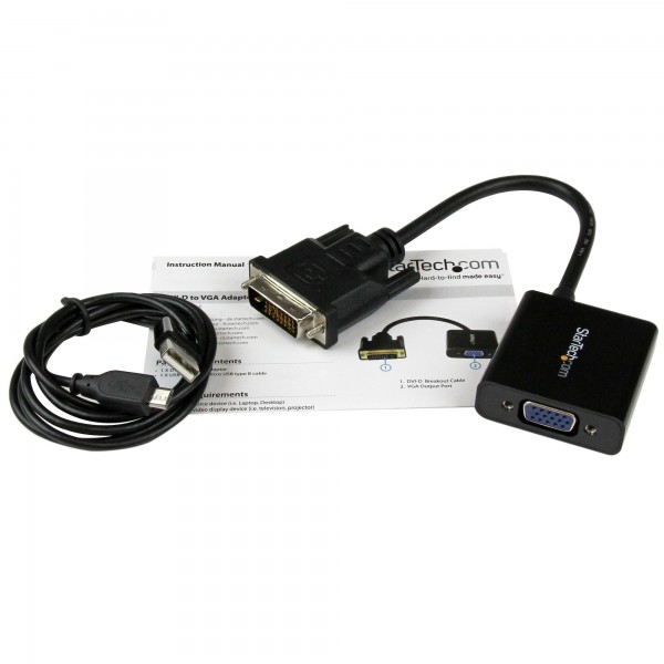 Adaptador Conversor Convertidor Activo de Video Dvid A Vga  Cable  (DVI2VGAE)