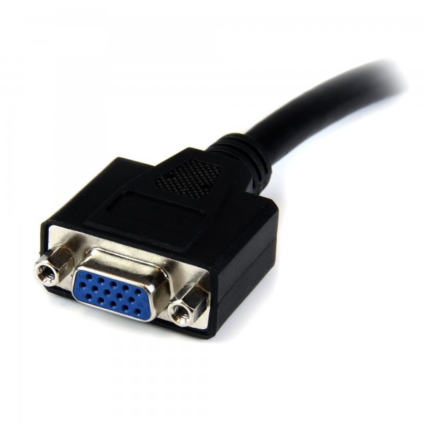 Adaptador Conversor de 20 cm Dvi-I A Vga - Dvi-I Macho - Hd15 Hembra - (DVIVGAMF8IN)