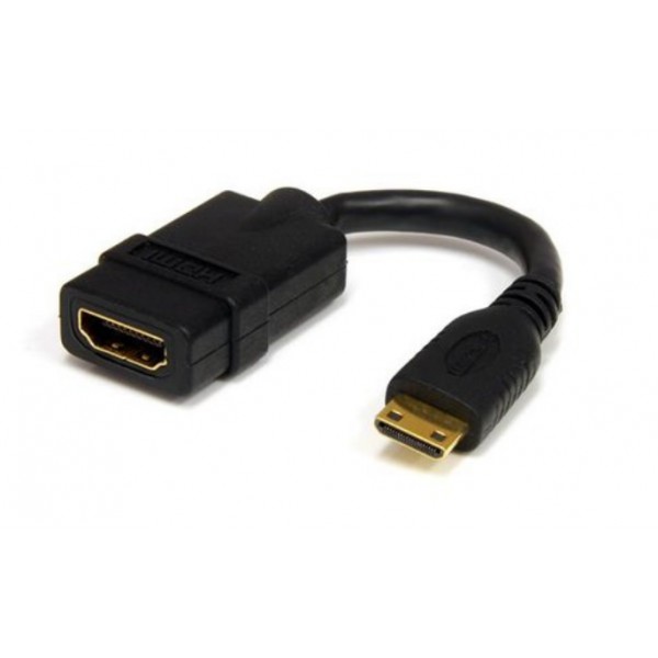 Cable Adaptador Hdmi de Alta Velocidad de 12 cm  Hdmi A Mini Hdmi (HDACFM5IN)