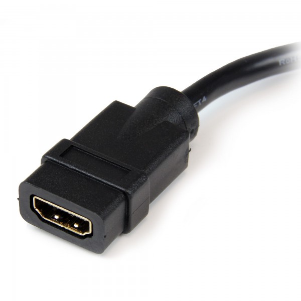 Adaptador de 20  cm Hdmi A Dvi  Dvid Macho  Hdmi Hembra  Cable conve (HDDVIFM8IN)