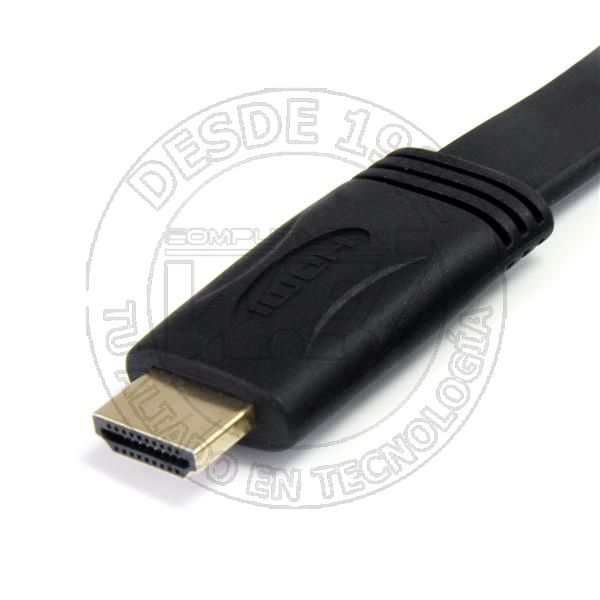 Cable Hdmi De Alta Velocidad Con Ethernet 3m Plano 2x Hdmi Macho  Ne (HDMIMM10FL)