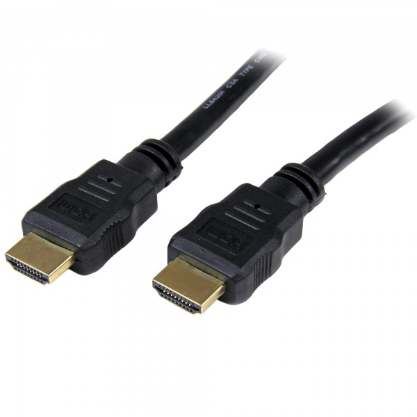 Cable Hdmi de Alta Velocidad de 1M - 2X Hdmi Macho - Negro - Ultra Hd (HDMM1M)