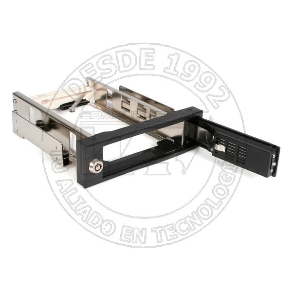 Rack Movil Aluminio Para Disco Duro Hdd Sata De 3,5 Pulgadas Sin Band (HSB100SATBK)