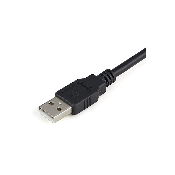 Cable 1,8M USB A Puerto Serie Serial Rs232 Db9 con Retencion del Puert (ICUSB2321F)