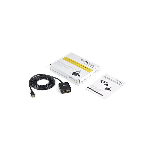Cable 1,8M USB A Puerto Serie Serial Rs232 Db9 con Retencion del Puert (ICUSB2321F)