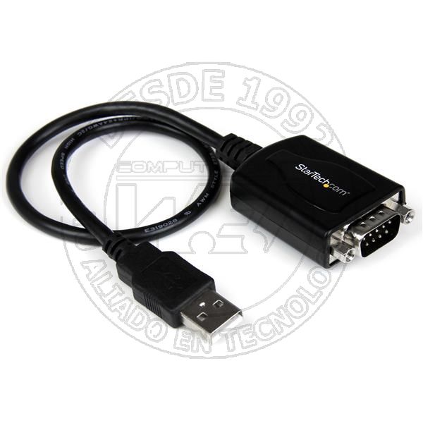 Cable Profesional de 0,3M USB A Puerto Serie Serial Rs232 Db9 con Rete (ICUSB2321X)