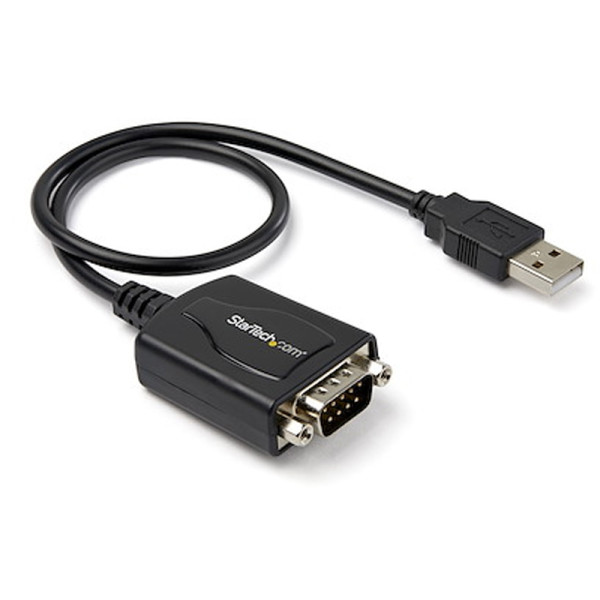 Cable Profesional de 0,3M USB A Puerto Serie Serial Rs232 Db9 con Rete