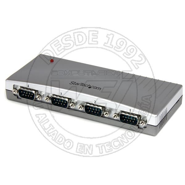 Hub Concentrador Usb A 4 Puertos Serie Rs232   Ladron Serie Db9   Adap (ICUSB2324)