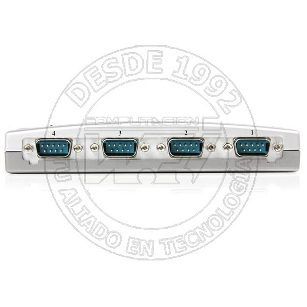 Hub Concentrador Usb A 4 Puertos Serie Rs232   Ladron Serie Db9   Adap (ICUSB2324)