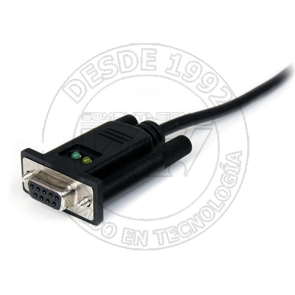 Cable Adaptador de 1 Puerto USB A Modem Nulo Null Db9 Rs232 Serie Dce (ICUSB232FTN)