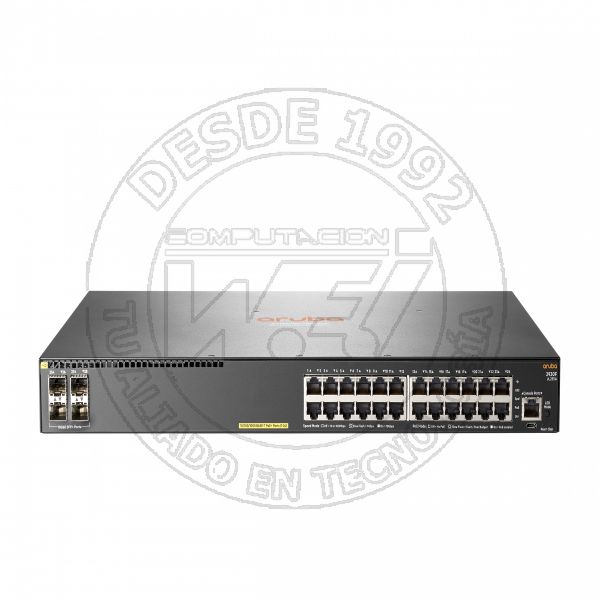 Aruba 2930f 24g Poe+ 4sfp+ Conmutador De Red Administrado L3 Gigabit E (JL255A)