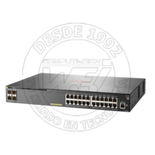 Aruba 2930f 24g Poe+ 4sfp+ Conmutador De Red Administrado L3 Gigabit E (JL255A)