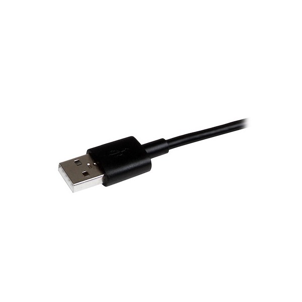 Cable de 1M Lightning, Dock de 30 Pines O Micro USB A USB - Color Negr (LTADUB1MB)