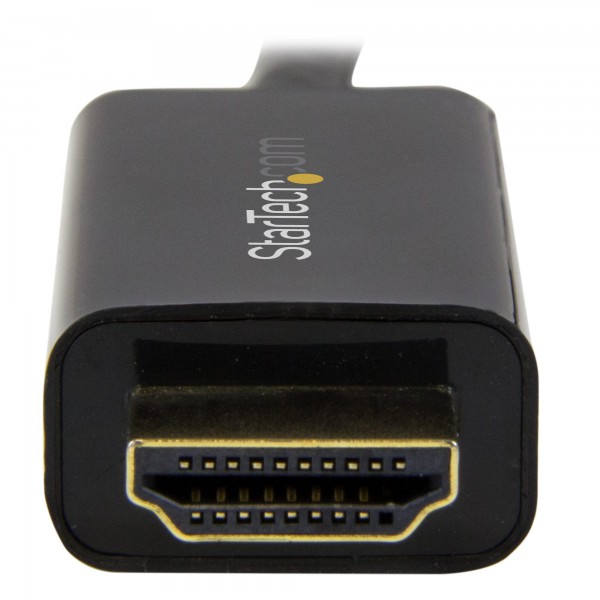 Cable Conversor Mini Displayport A Hdmi De 1m  Color Negro  Ultra Hd (MDP2HDMM1MB)