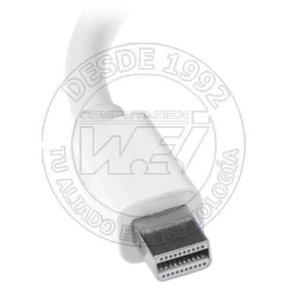 Adaptador Mini Dp de Audiovideo Para Viajes  Conversor Mini Displayp (MDP2HDVGAW)