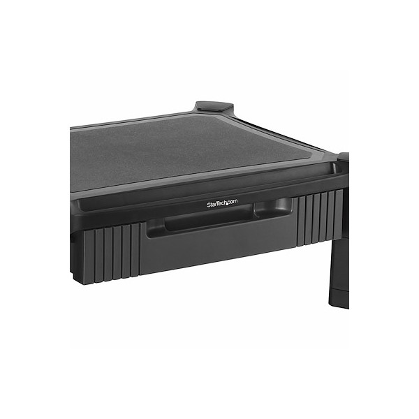 Base con Cajon Para Monitor - de Altura Ajustable con Columnas Apilabl (MONSTADJDL)