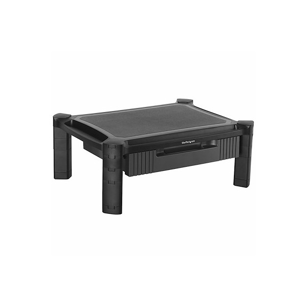 Base con Cajon Para Monitor - de Altura Ajustable con Columnas Apilabl (MONSTADJDL)