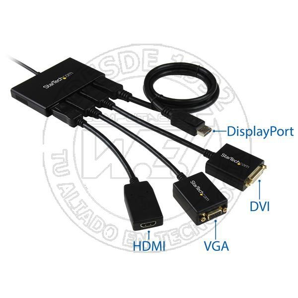 Splitter Multiplicador Dp A 4 Puertos Displayport  Hub Mst (MSTDP124DP)