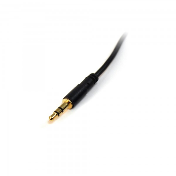 Cable Delgado De 91cm De Audio Estereo Conector Mini Jack 3,5mm  Plug (MU3MMS)